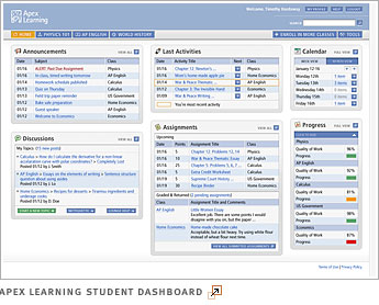 Apex Learning Dashboard